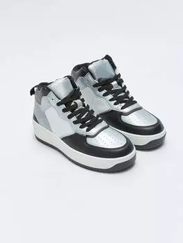 Женские кроссовки на шнуровке до щиколотки LCW Steps