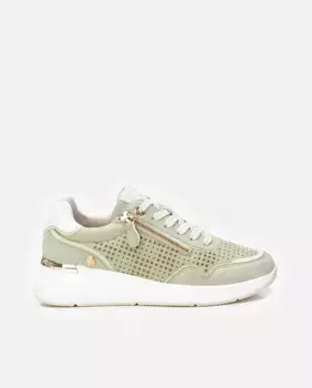 Женские кроссовки на шнуровке Xti, зеленый