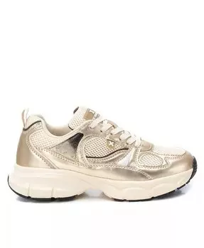 Женские кроссовки на шнуровке XTI, золото