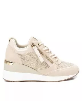 Женские кроссовки на танкетке XTI, бежевый