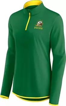 Женские кроссовки NCAA Oregon Ducks, зеленые легкие, с молнией на четверть