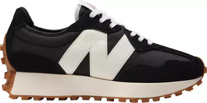 Женские кроссовки New Balance 327, цвет Black/White/Gum