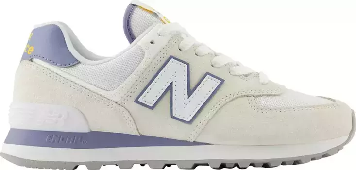 Женские кроссовки New Balance и CALIA 574, синий/желтый