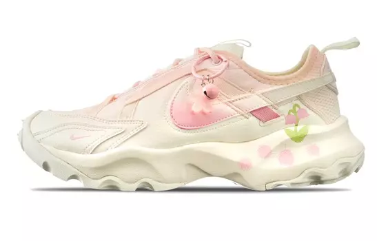 Кастомизированные кроссовки Nike TC 7900 Lifestyle Shoes Women, розовый/белый