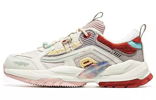 Женские кроссовки Nuanyang Lifestyle с низким верхом, цвет дубовый белый / швейцарская пудра Erke