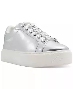 Женские кроссовки Perlah на платформе со шнуровкой ALDO, серебро