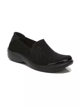 Женские кроссовки Poppyseed Slip On Comfort Casual и Fashion Bzees, черный