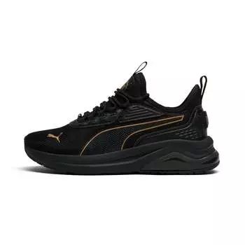 Женские кроссовки PUMA Amplifier, черный/золотой