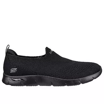 Женские кроссовки Skechers для ходьбы 104164_BBK Черный без шнурков