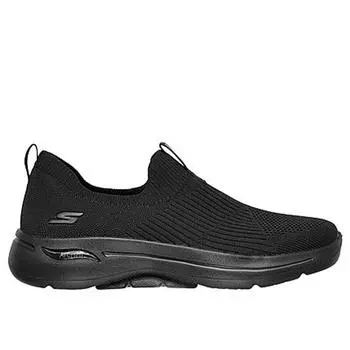 Женские кроссовки Skechers для ходьбы 124409_BBK Черный без шнурков