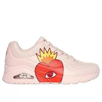 Женские кроссовки Skechers для ходьбы 177956_PKMT Розовый со шнурками
