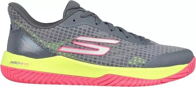 Женские кроссовки Skechers Viper Court Pro Pickleball, серый/розовый