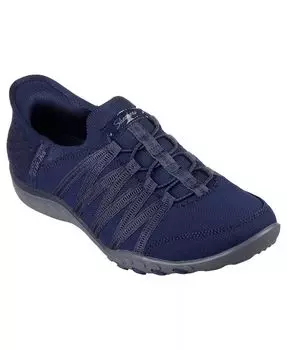 Женские кроссовки Slip-Ins-Relaxed Fit-Breathe-Easy - Roll with Me Slip-On Casual Sneakers от Finish Line Skechers, синий