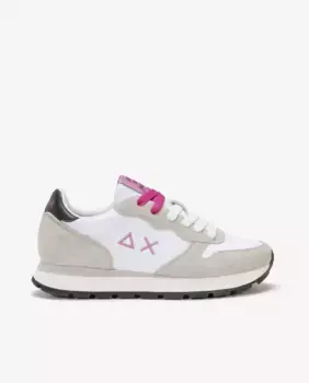 Женские кроссовки со шнурками и логотипом sun68, белый