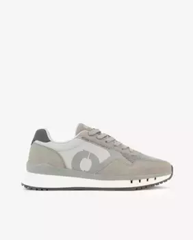 Женские кроссовки со шнуровкой и логотипом на клапане Ecoalf, серый