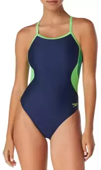 Женские кроссовки Speedo Eco Splice Flyback, темно-синий/зеленый