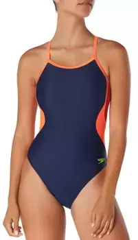 Женские кроссовки Speedo Eco Splice Flyback, темно-синий/красный