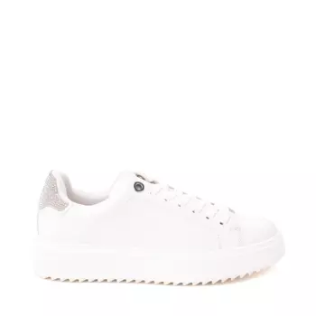 Женские кроссовки Steve Madden Charlie со стразами, белый/серебристый