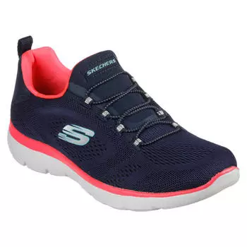 Женские кроссовки SUMMITS PERFECT VIEWS Темно-синий/Неоново-розовый SKECHERS, цвет blau