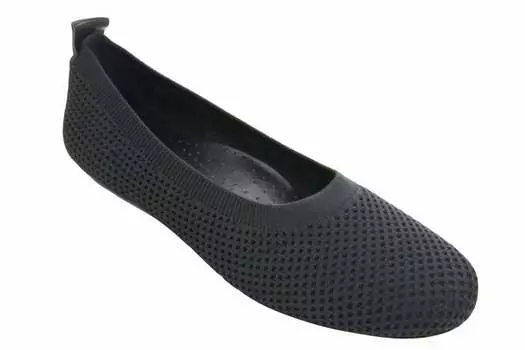Женские кроссовки Suvi Stretch Knit Flat черного цвета VANELi