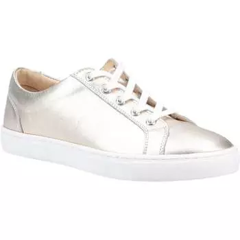 Женские кроссовки tessa из металлизированной кожи Hush Puppies, желтый