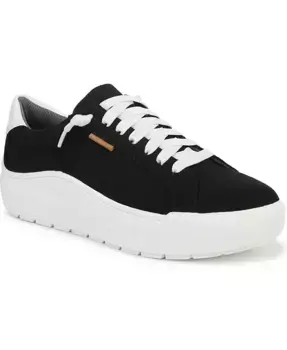 Женские кроссовки Time Off Go на платформе с круглым закрытым носком и шнуровкой Dr. Scholl's, черный