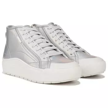 Женские кроссовки Time Off Hi Top на платформе Dr. Scholl'S, серебряный