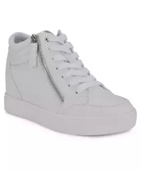 Женские кроссовки Tons High Top на скрытой платформе Nine West, белый