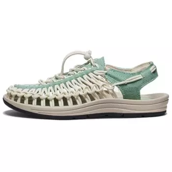 Женские кроссовки Uneek River Trekking Shoes, белые/зеленые Keen
