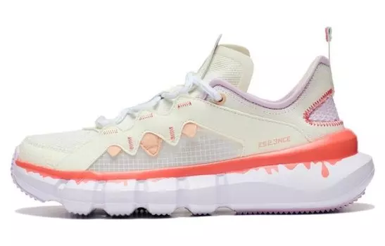 Женские кроссовки Wade Essence Lifestyle с низким верхом белого/фиолетового/розового цвета Lining