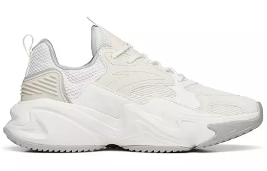 Женские кроссовки Walker 3.0 Lifestyle с низким верхом цвета слоновой кости/грязевого пепла/ночного тумана пепла Anta