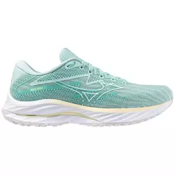 Женские кроссовки Wave Rider 27 в цвете Eggshell Blue/White MIZUNO