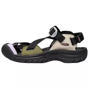 Женские кроссовки Zerraport 2 River Trekking, серебристо-серые/черные Keen