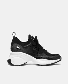 Женские кроссовки Zuma Trainer с объемной подошвой на платформе Michael Michael Kors, черный