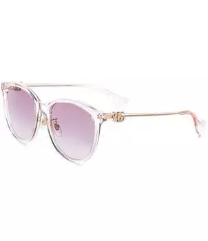Женские круглые солнцезащитные очки Gucci Gg1180SK 56 мм, розовый