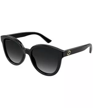 Женские круглые солнцезащитные очки Gucci GG1315S 54 мм, черный