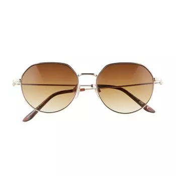 Женские круглые солнцезащитные очки Sonoma Goods For Life 52 мм с градиентом Sonoma Goods For Life