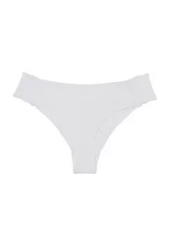 Женские кружевные бразильские трусы Lucie Manguun, белый