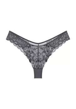Женские кружевные бразильские трусы Sensual Spotlight Triumph, цвет 00dk Pebble Grey