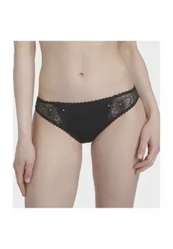 Женские кружевные трусы Jane с бантом на бедрах MARIE JO, черный