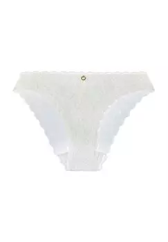 Женские кружевные трусы Rosessence с цветочным принтом Aubade, цвет Opale