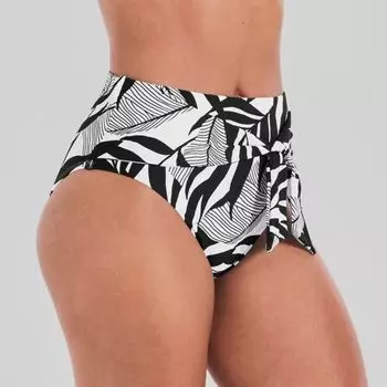 Женские купальные трусики с высокой талией и бантом Freshwater, цвет amazonia