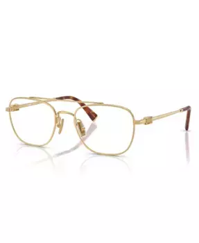 Женские квадратные очки, MU 51WV MIU MIU, золотой