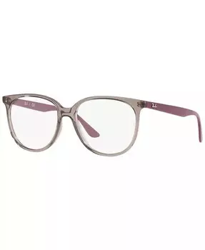 Женские квадратные очки Ray-Ban, коричневый
