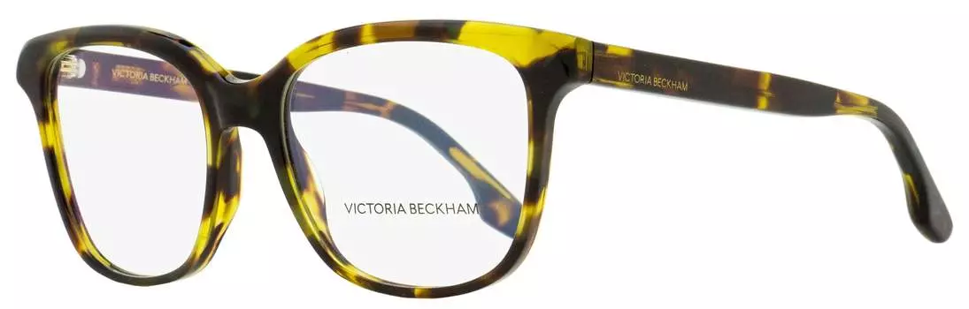 Женские квадратные очки Victoria Beckham VB2608 341 Зеленая черепаха 54 мм