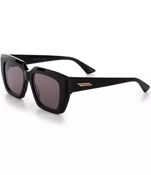 Женские квадратные солнцезащитные очки Bottega Veneta BV1030S 52 мм, черный