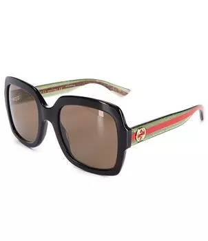 Женские квадратные солнцезащитные очки Gucci 54 мм, мультиколор