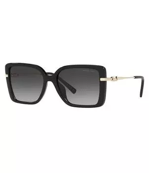 Женские квадратные солнцезащитные очки Michael Kors Mk2174u 55 мм, черный