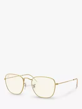 Женские квадратные солнцезащитные очки Ray-Ban RB3857, золотистые