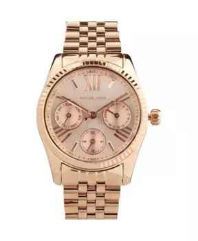 Женские кварцевые часы из розового золота Michael Kors, розовый